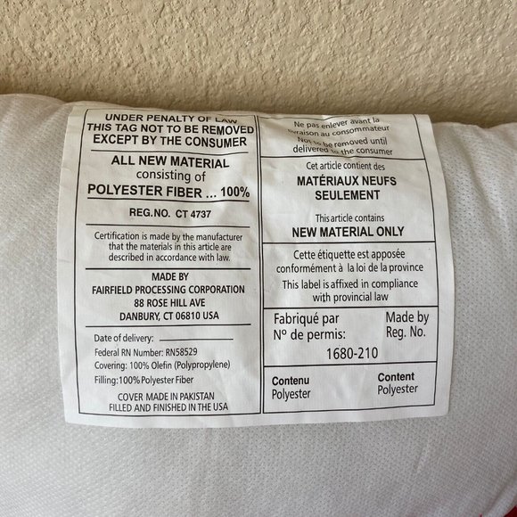 Christmas Pillow Red Polka Dot Joy Snowman 17   x 12   x 3 - Picture 7 of 9